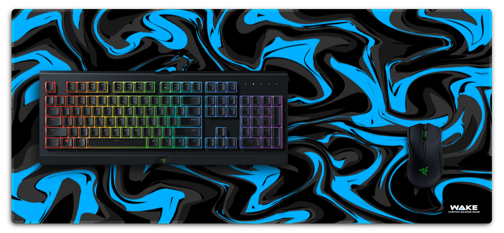 Liquid Blue Gaming Mousepad XXL