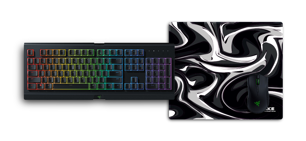Liquid White Gaming Mousepad M