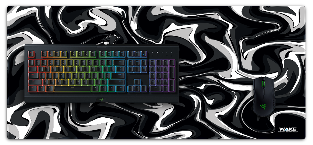 Liquid White Gaming musmatta XXL